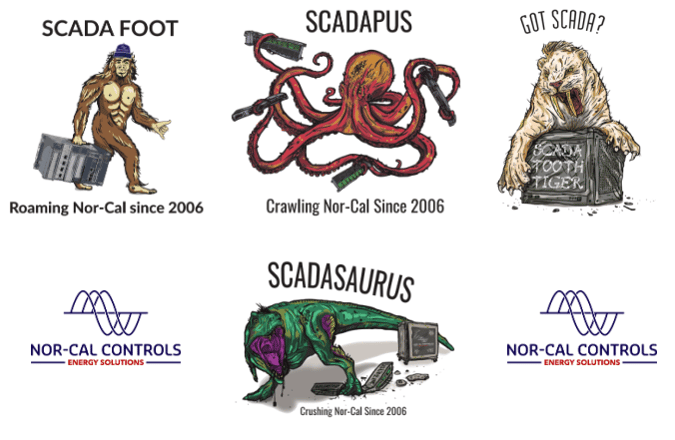 Embodying Core Values: The SCADA Mascots of Nor-Cal Controls