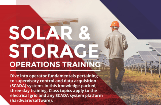 Solar & Storage Operation Trainings