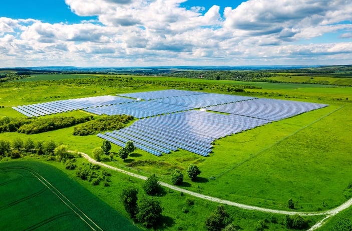 solar power energy farm